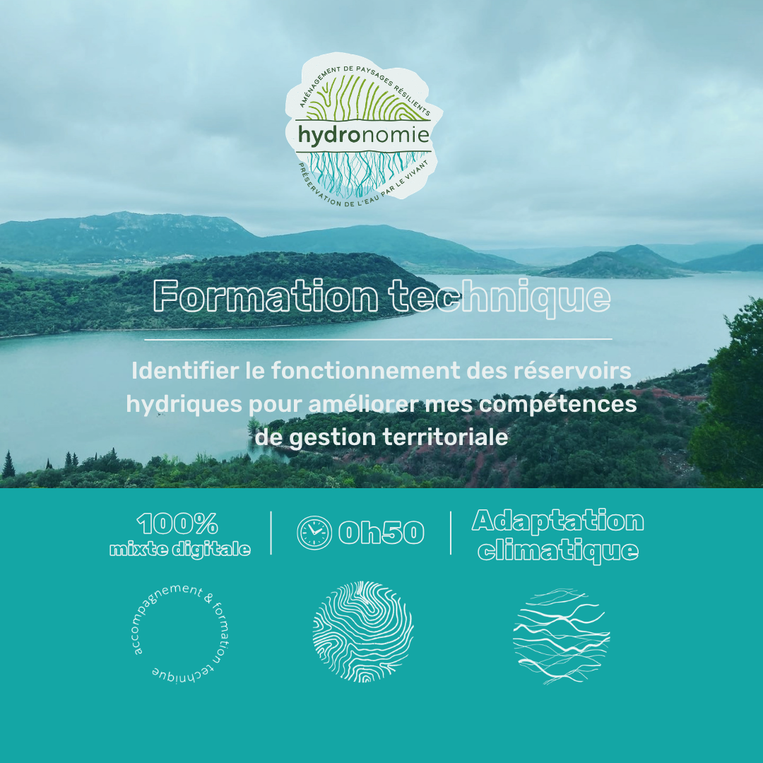 Identifier le fonctionnement des réservoirs hydriques pour améliorer mes compétences de gestion territoriale