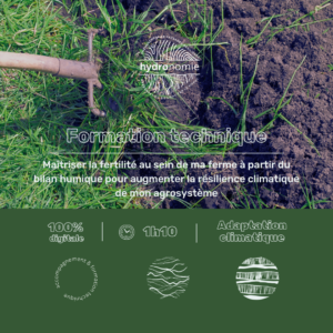 Maîtriser la fertilité au sein de ma ferme à partir du bilan humique pour augmenter la résilience climatique de mon agrosystème
