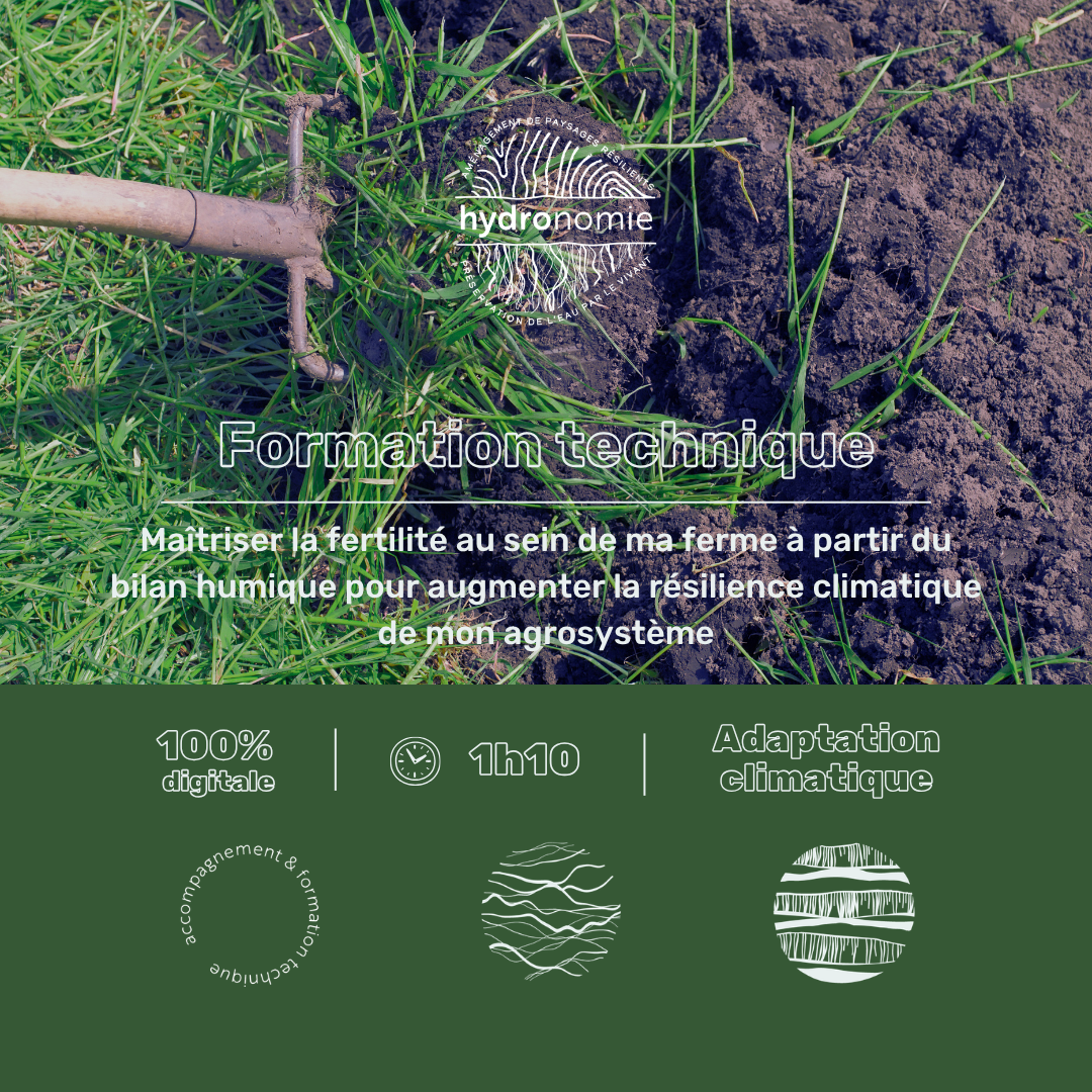 Maîtriser la fertilité au sein de ma ferme à partir du bilan humique pour augmenter la résilience climatique de mon agrosystème