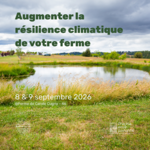 Augmenter la résilience climatique de votre ferme