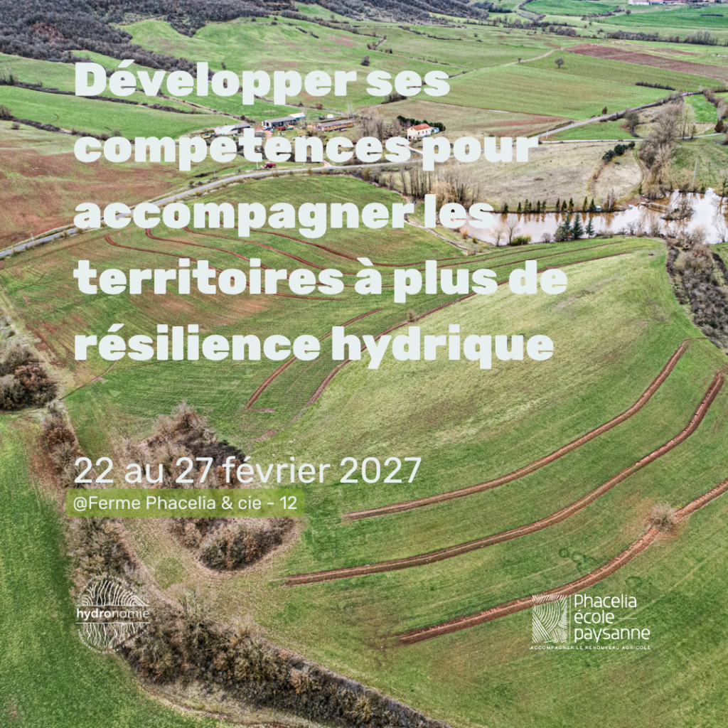 Développer ses compétences pour accompagner les territoires à plus de résilience hydrique