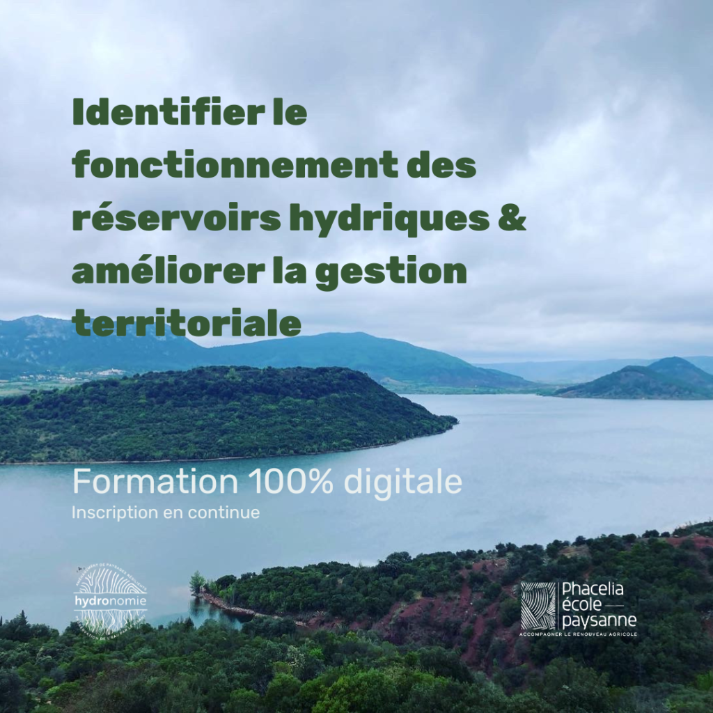 Identifier le fonctionnement des réservoirs hydriques pour améliorer mes compétences de gestion territoriale